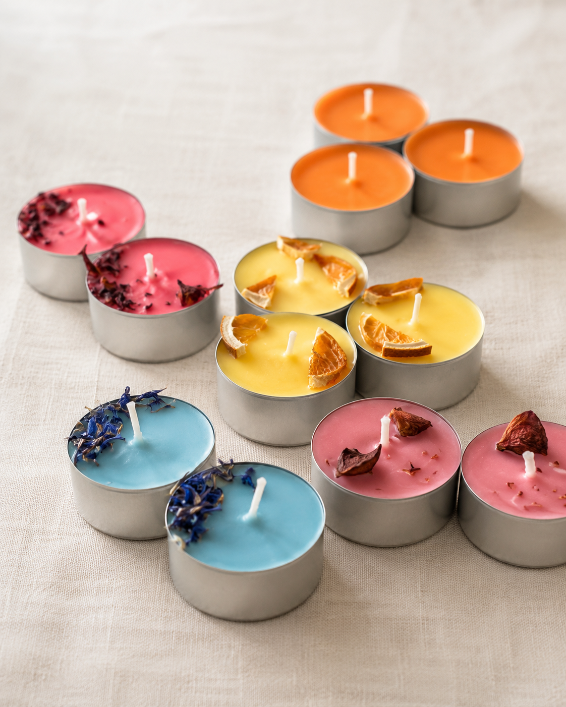 Set de 43 Velitas de Té Aromáticas
