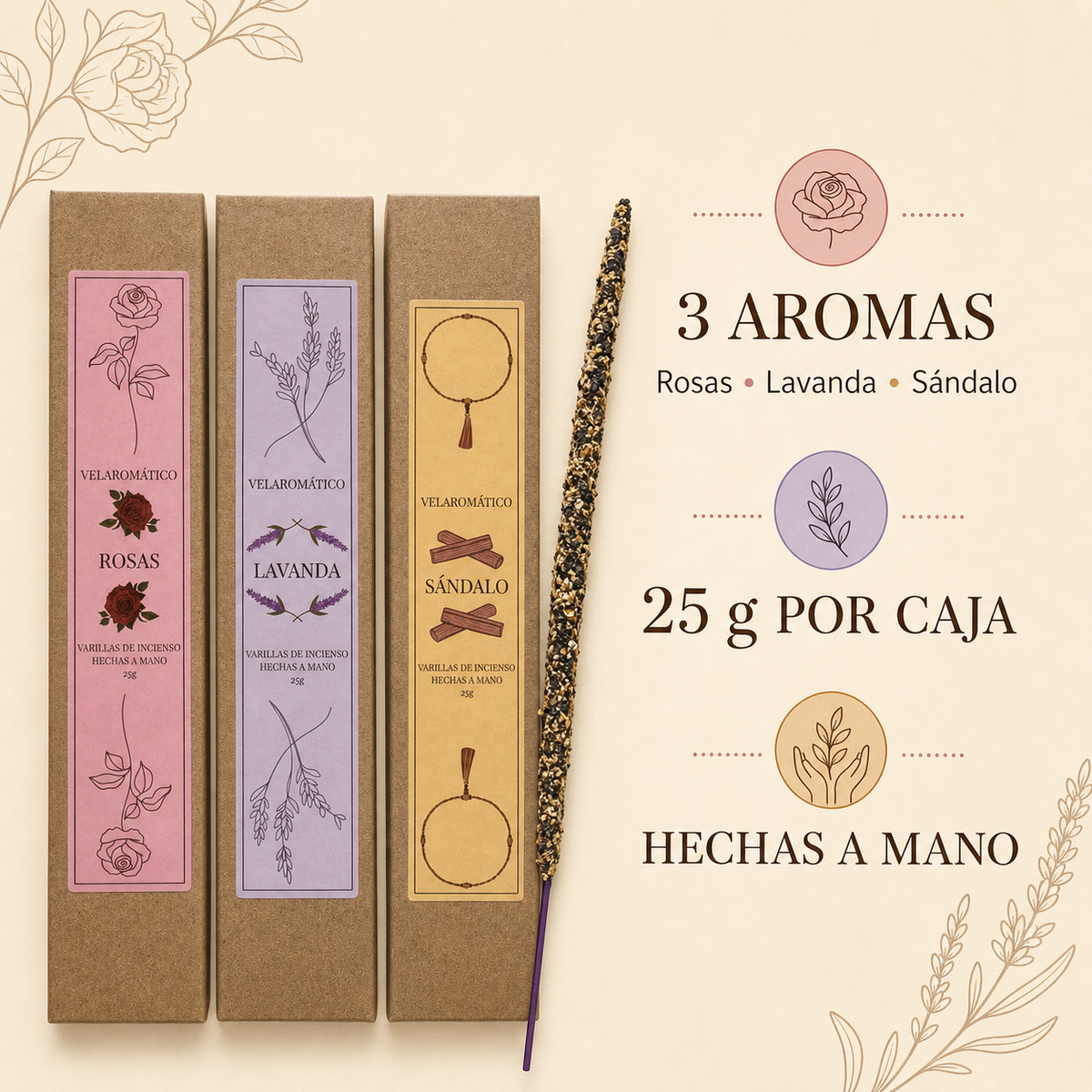 Pack Inciensos Artesanales