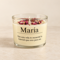 Vela Personalizada con Aroma a Vainilla