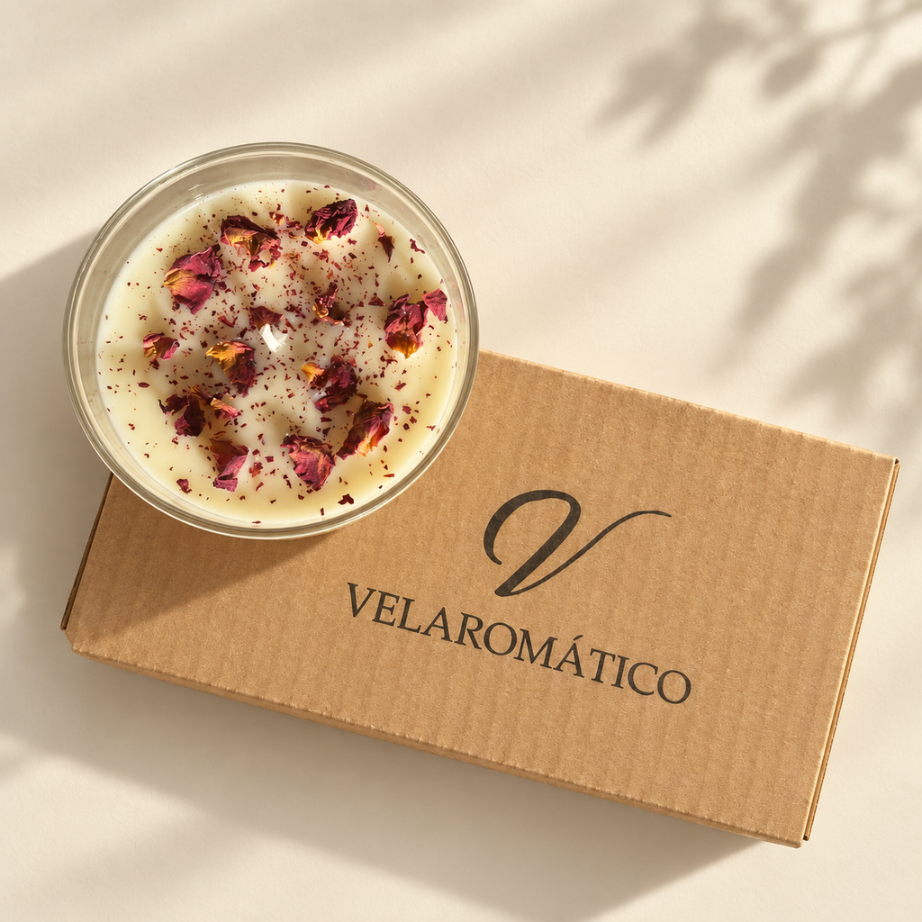 Vela Personalizada con Aroma a Vainilla